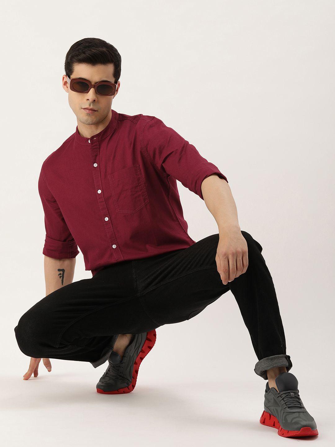 kook n keech slim fit casual shirt