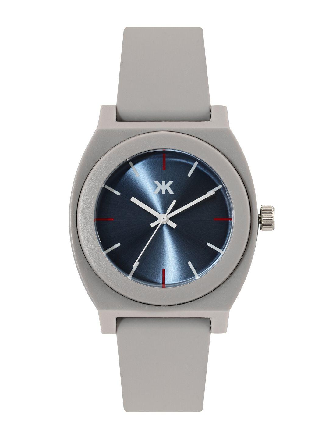 kook n keech unisex blue analogue watch knk22