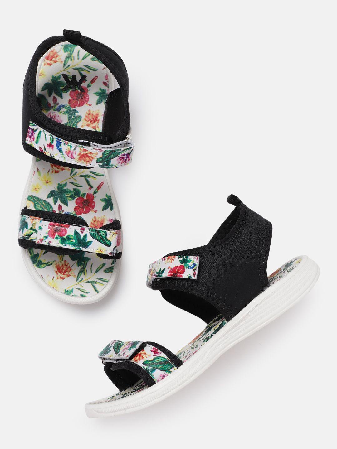 kook n keech women floral print sports sandals