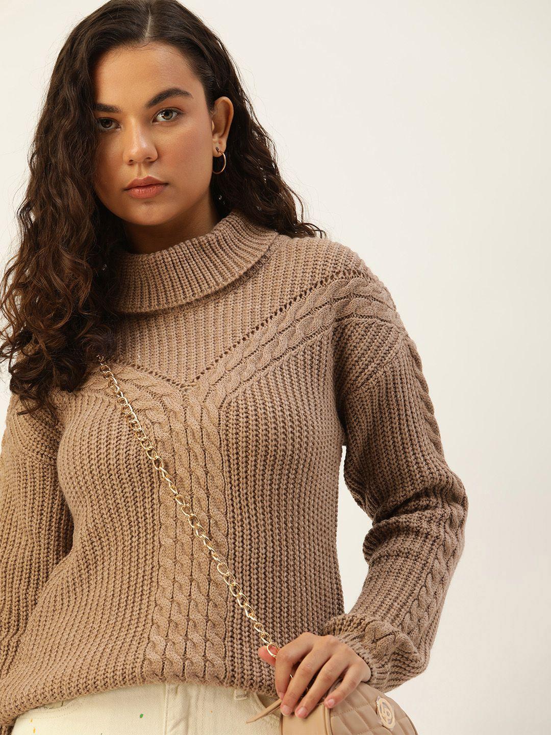 kook n keech women open knit pullover sweater