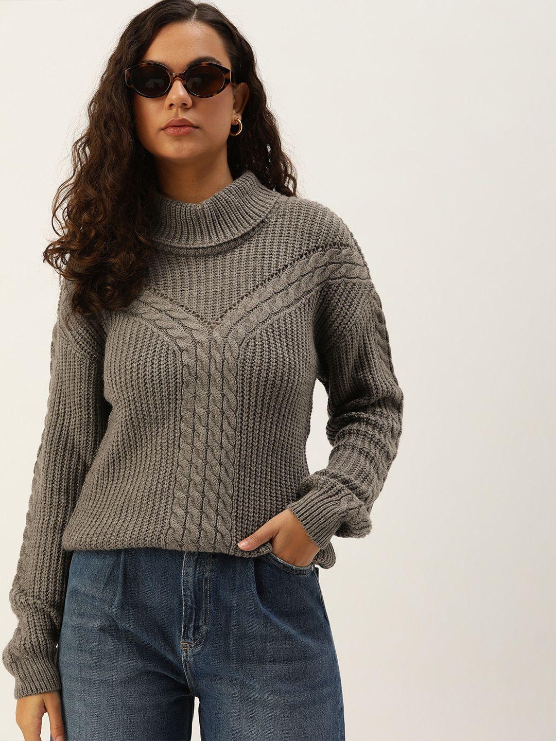 kook n keech women open knit pullover sweater