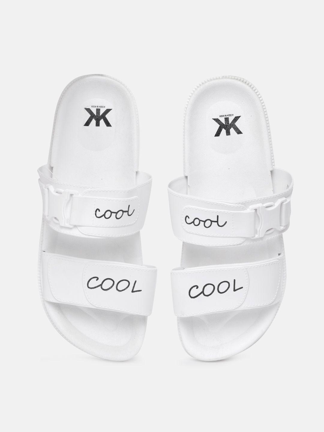 kook n keech women typography printed sliders