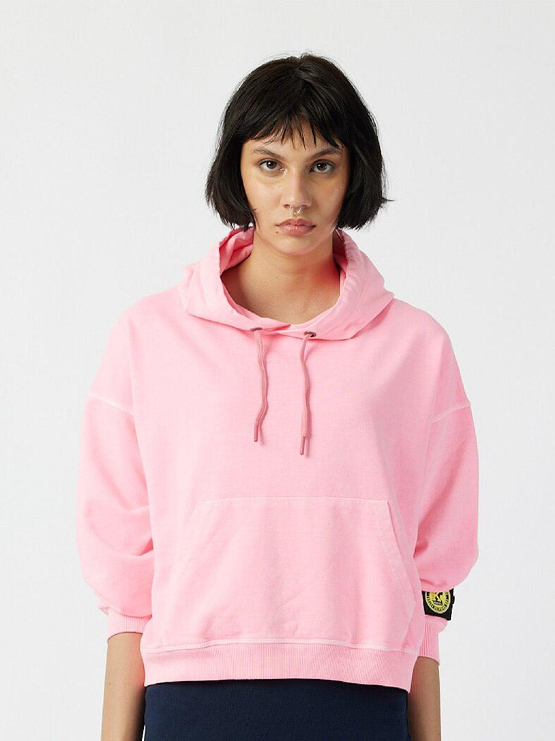 koovs hooded pure cotton sweatshirt