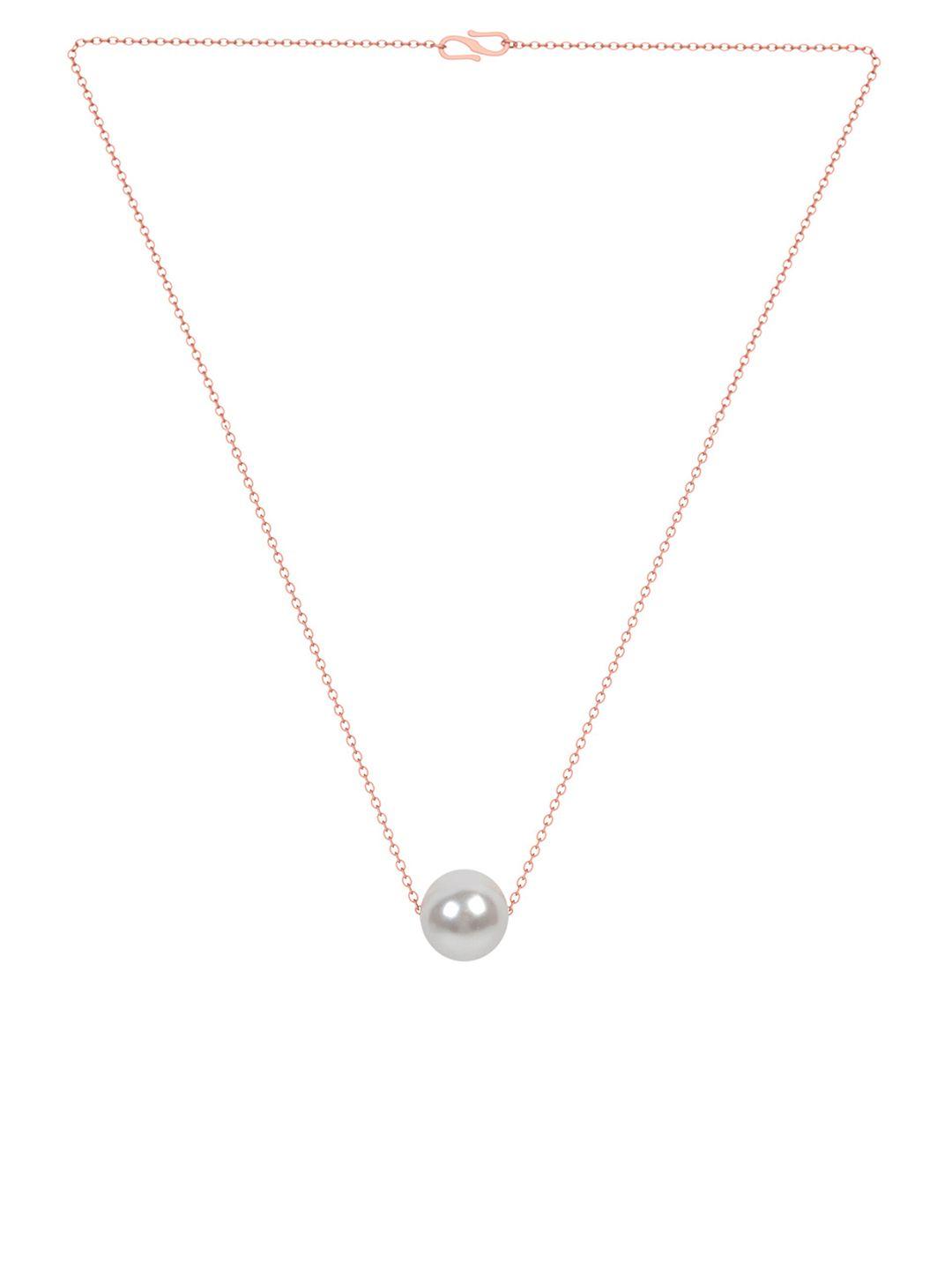 kord store rose gold-plated pearls necklace