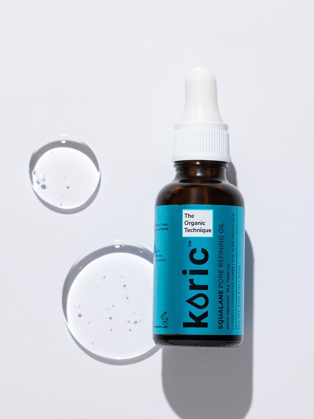 koric squalane pore refining organic oil with tea tree oil - 30 ml