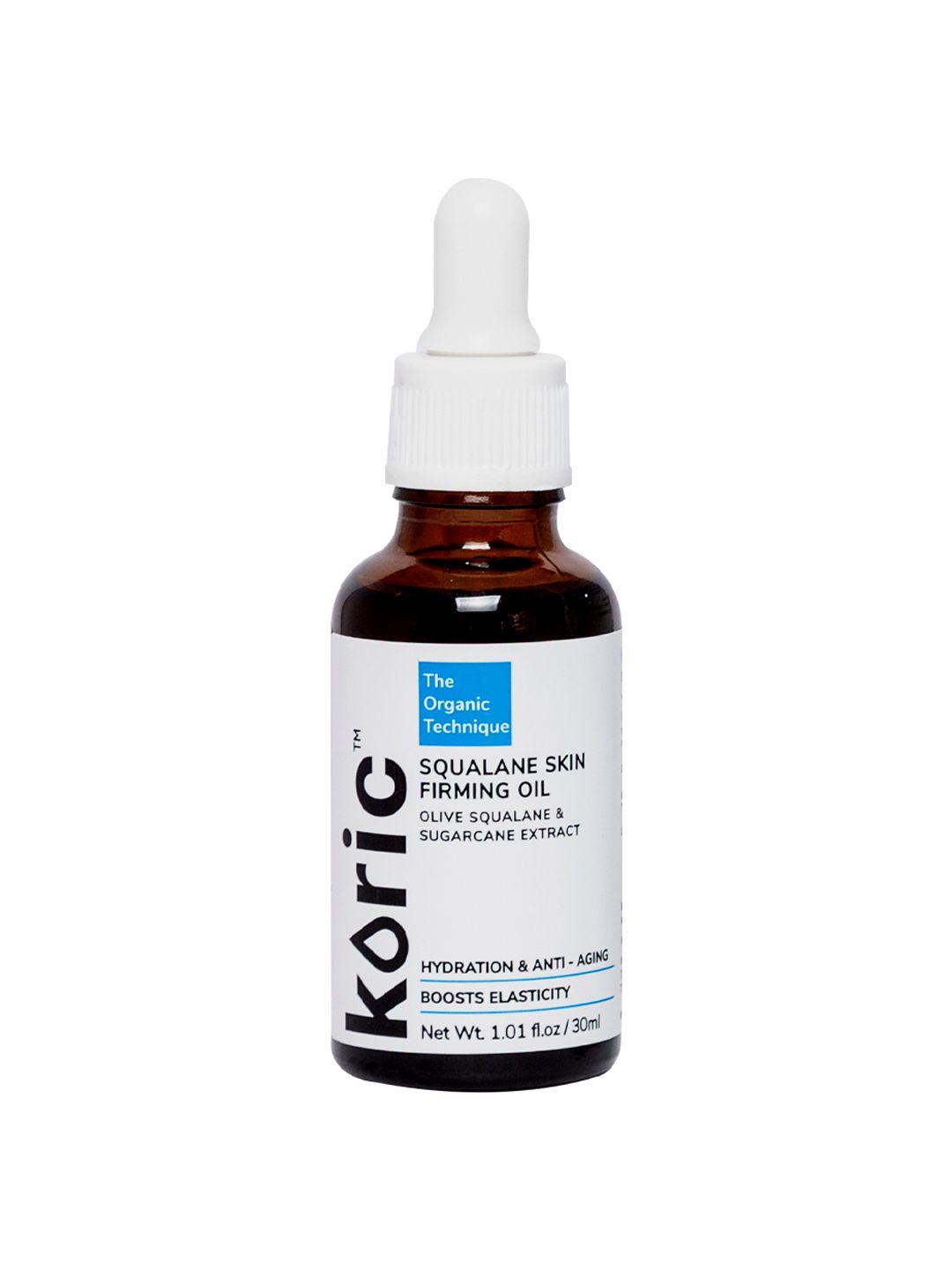 koric the organic technique squalane skin firming oil with sugarcane extract - 30 ml