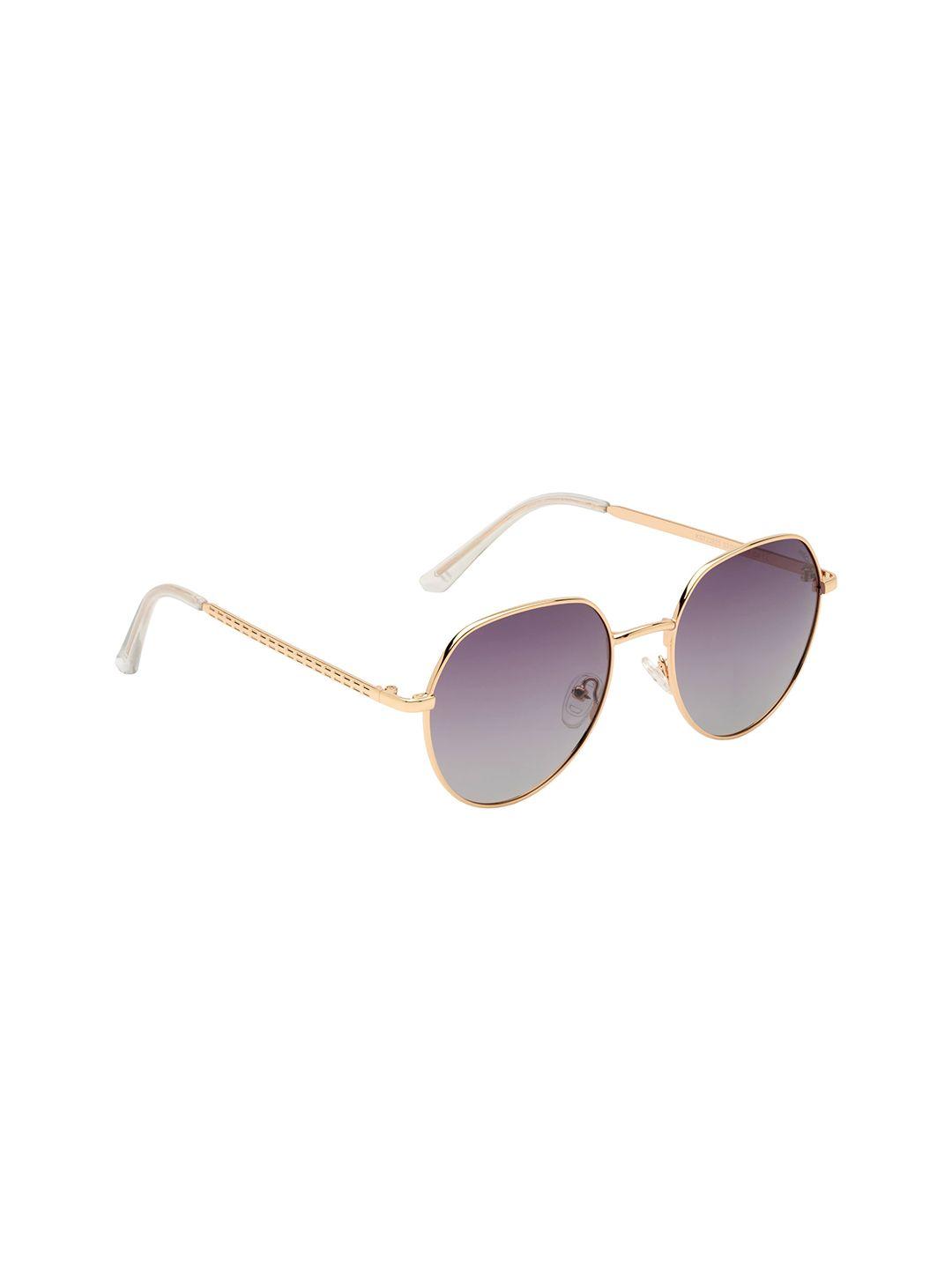 kosch elemente men brown lens & gold-toned other sunglasses with polarised lens