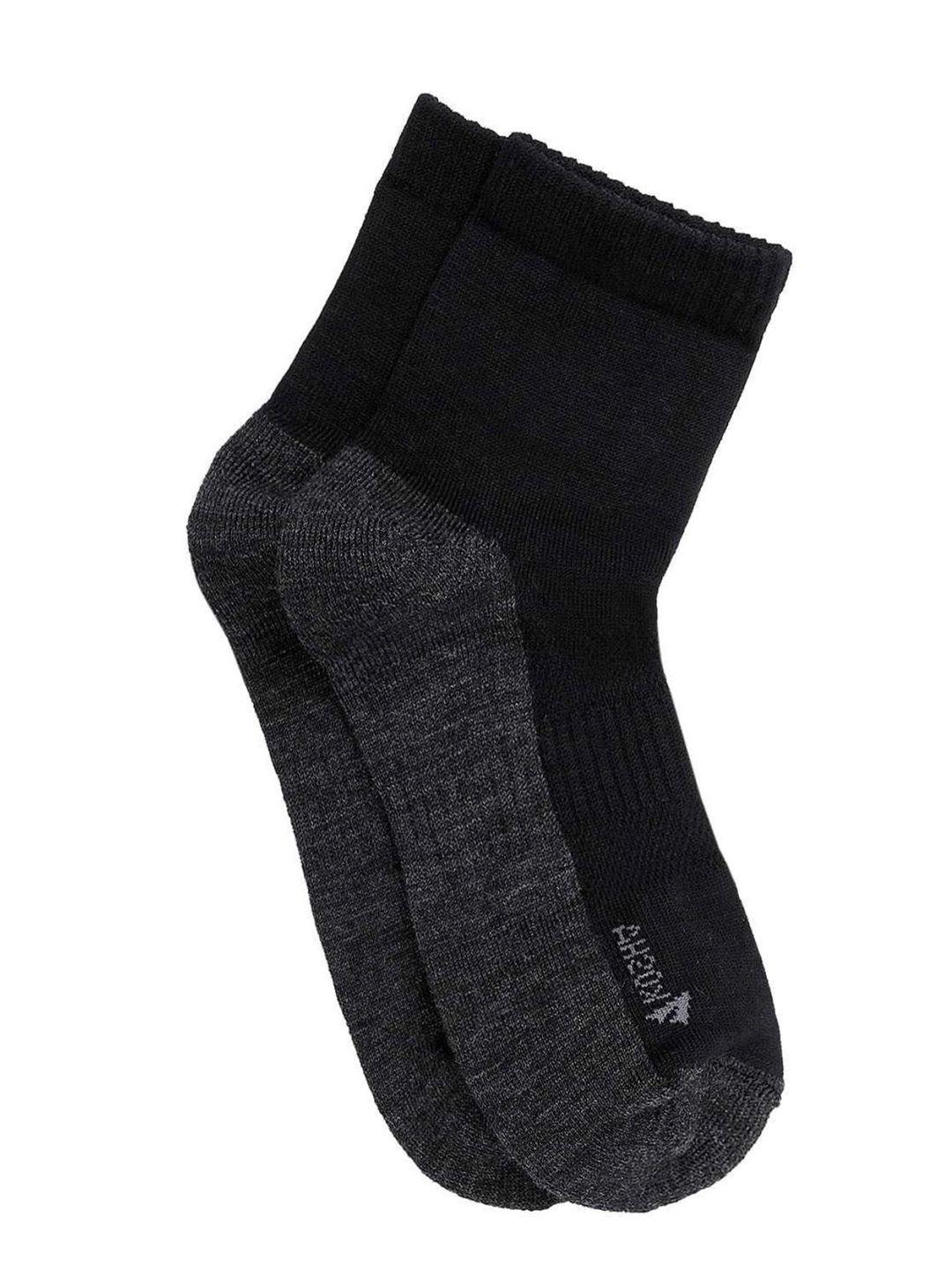 kosha infant boys pack of 3 black cushioned merino wool socks