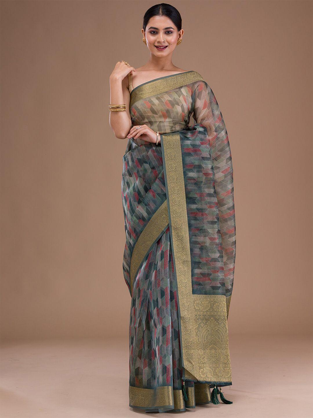 koskii zari tissue saree