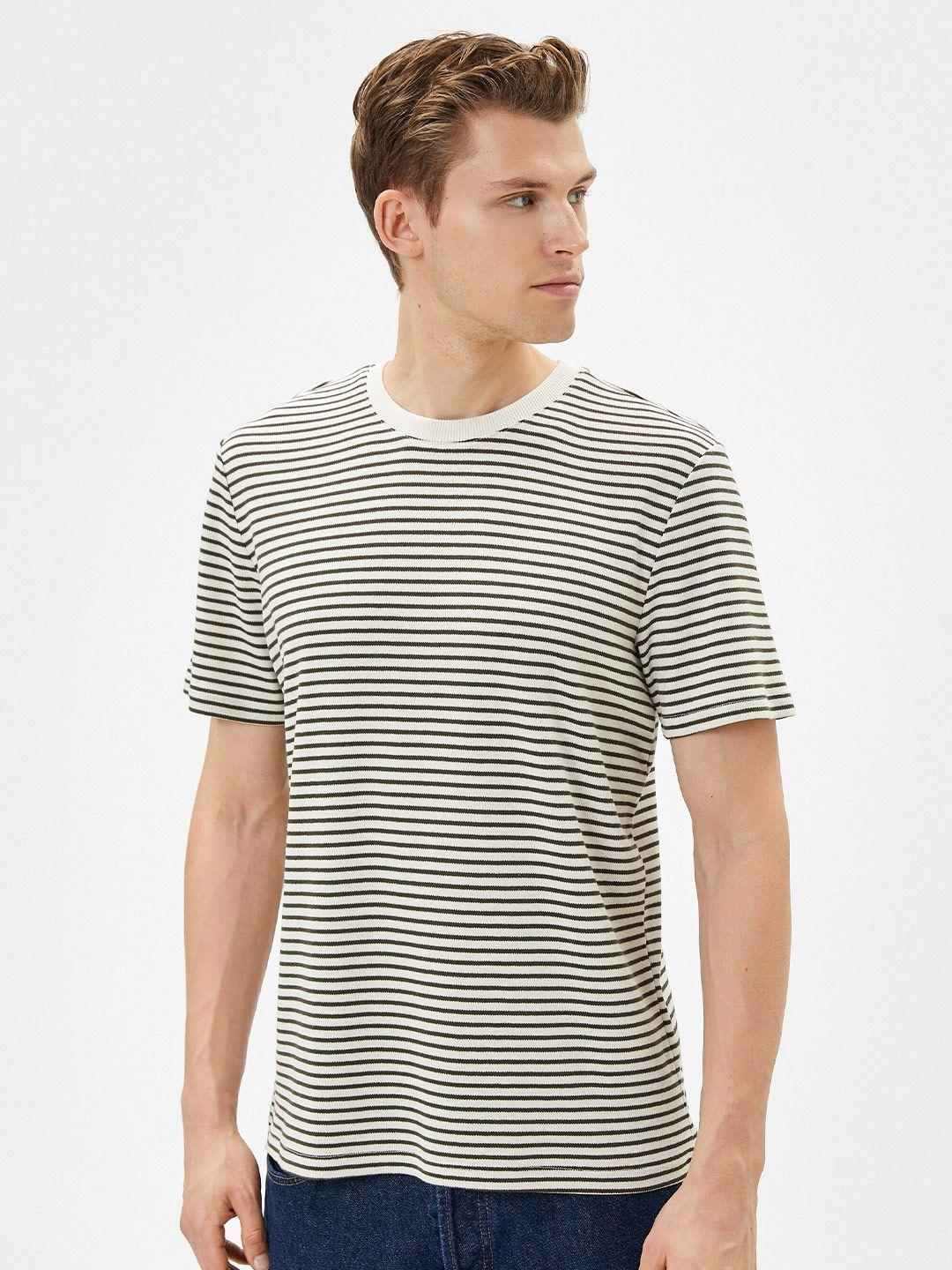 koton striped casual t-shirt
