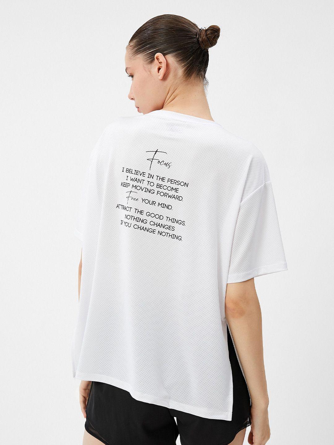 koton typography printed t-shirt