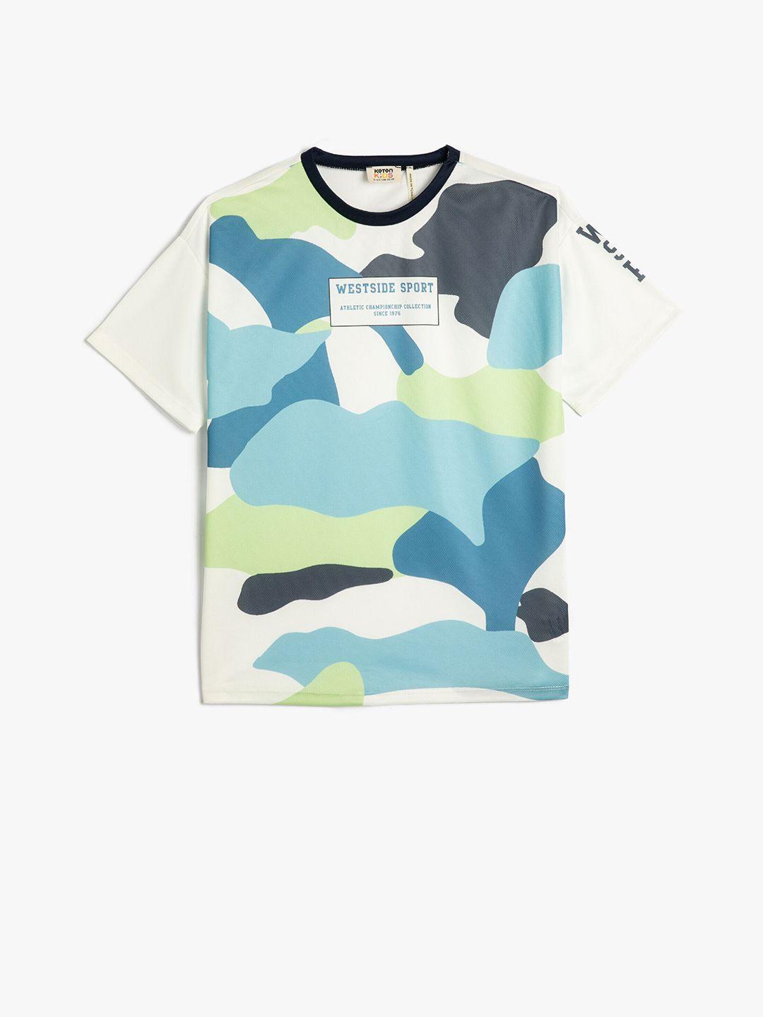 koton boys abstract printed t-shirt