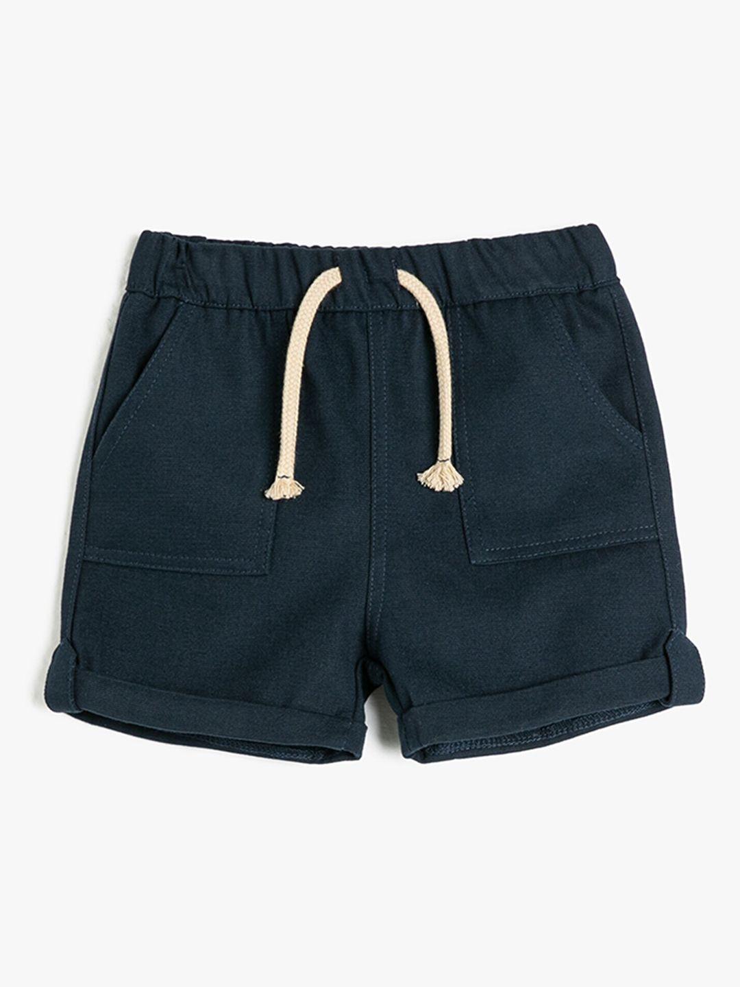 koton boys mid-rise cotton shorts