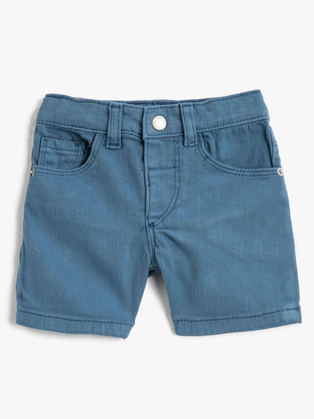 koton boys mid-rise denim shorts