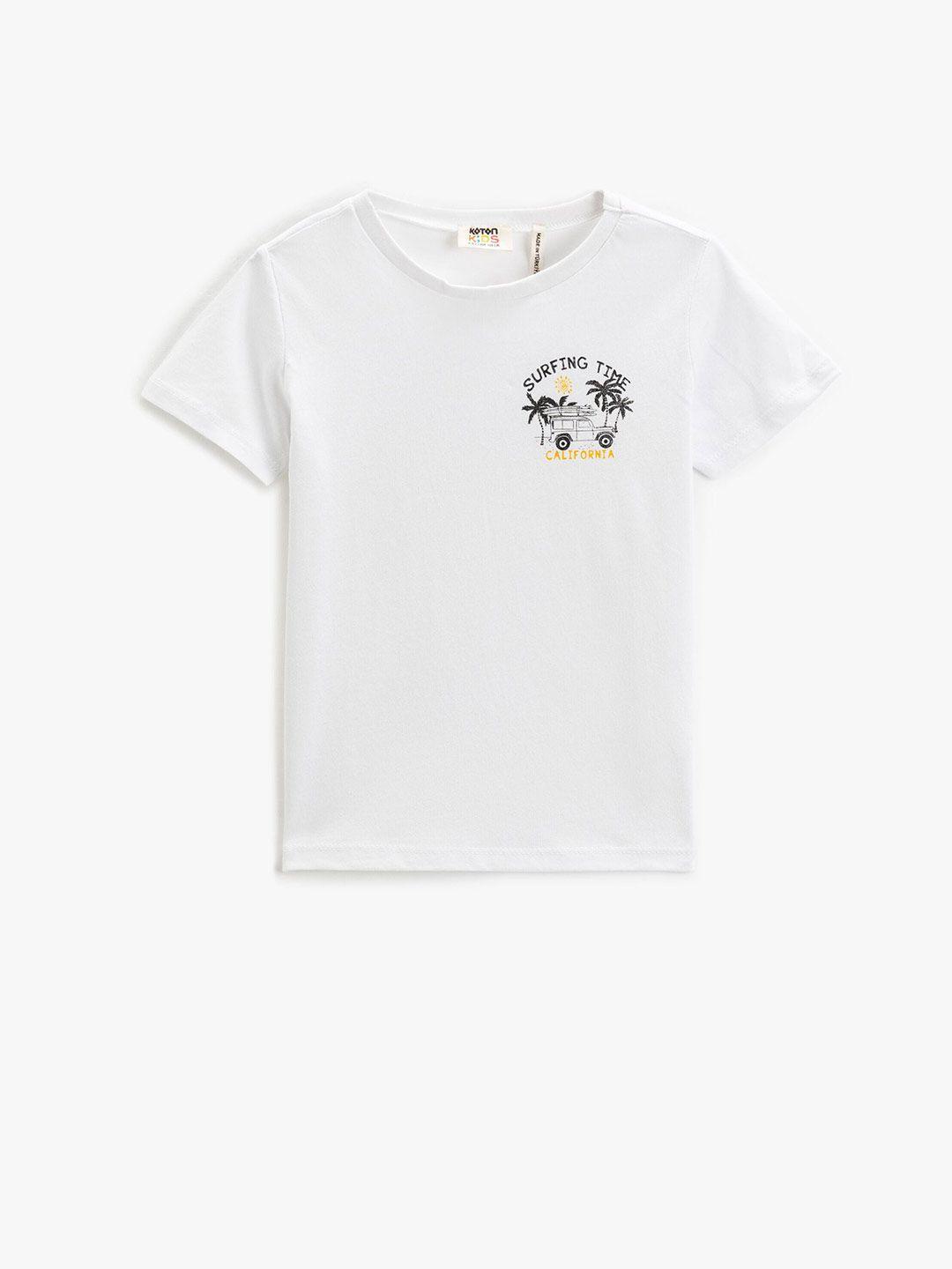 koton boys pure cotton t-shirt