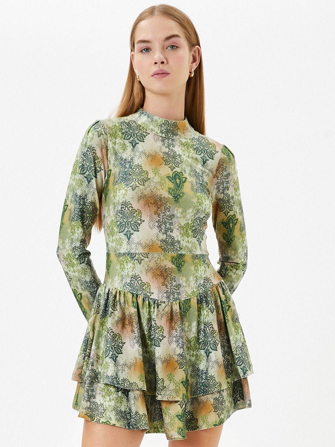 koton green dress