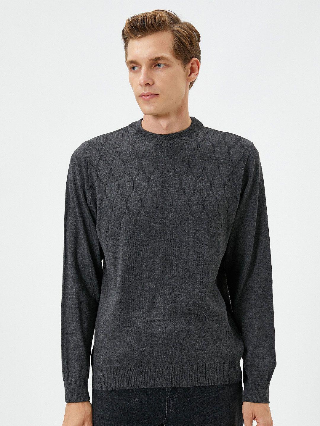 koton high neck acrylic pullover sweaters