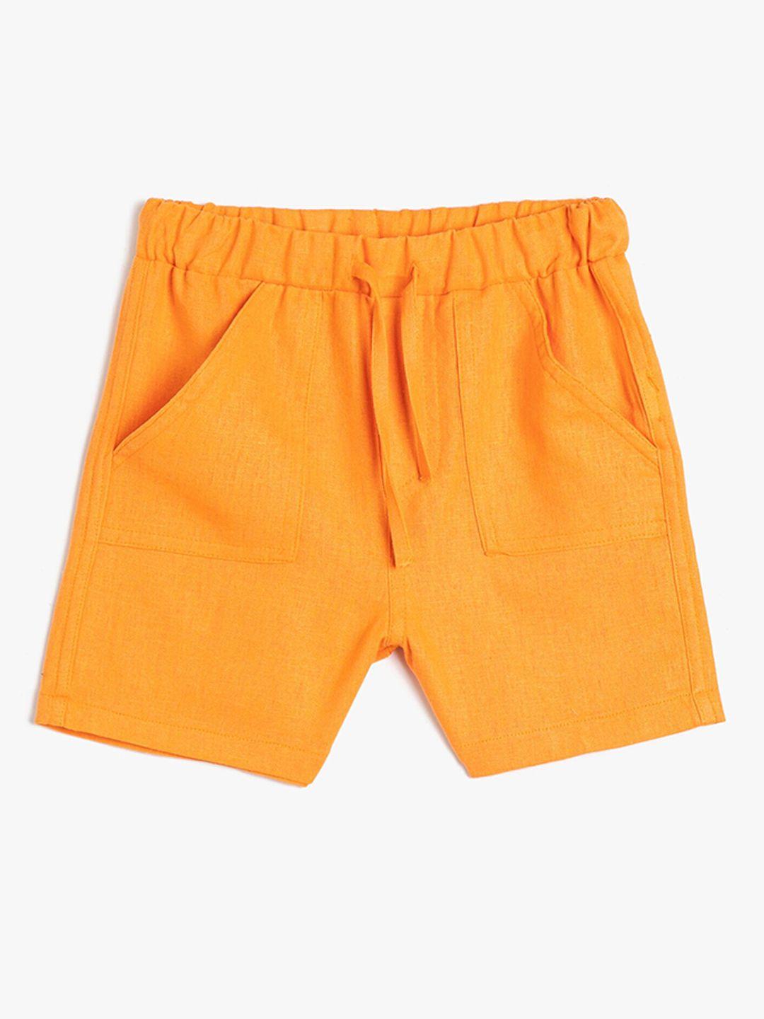 koton infants boys mid-rise shorts