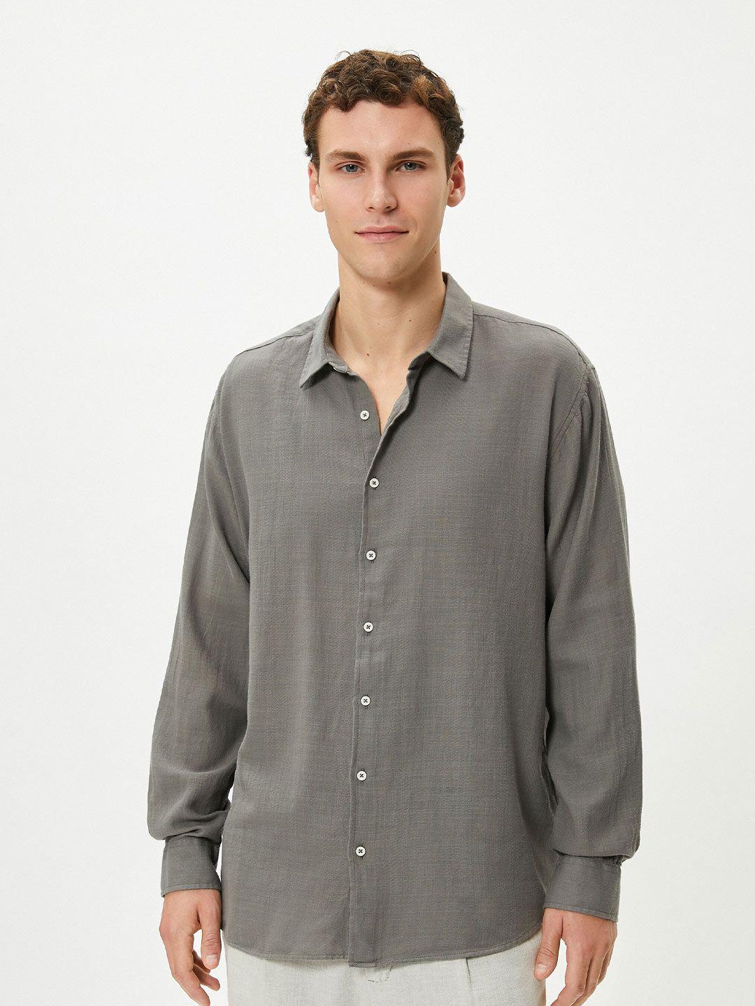 koton men grey shirt