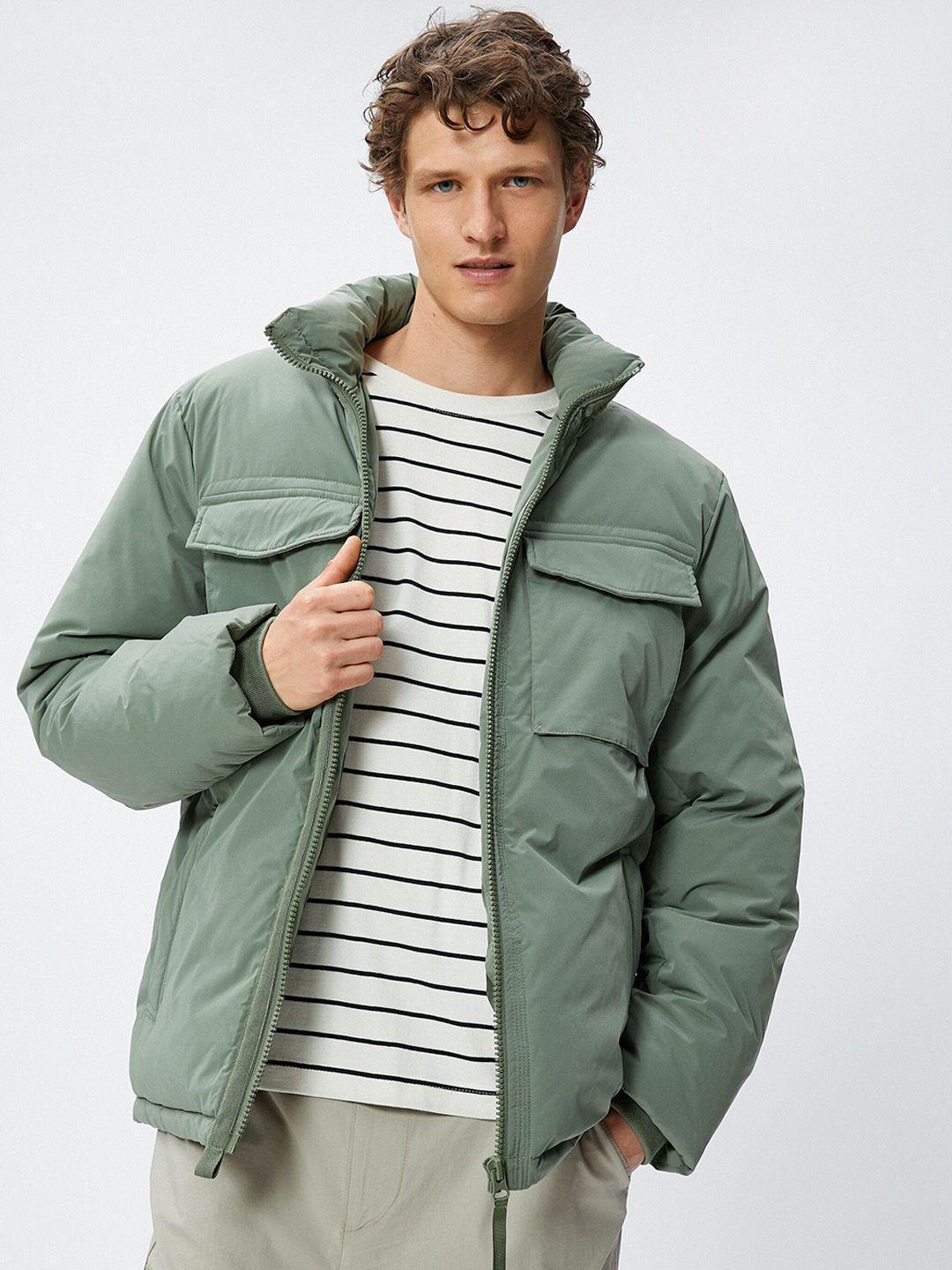 koton men longline puffer jacket