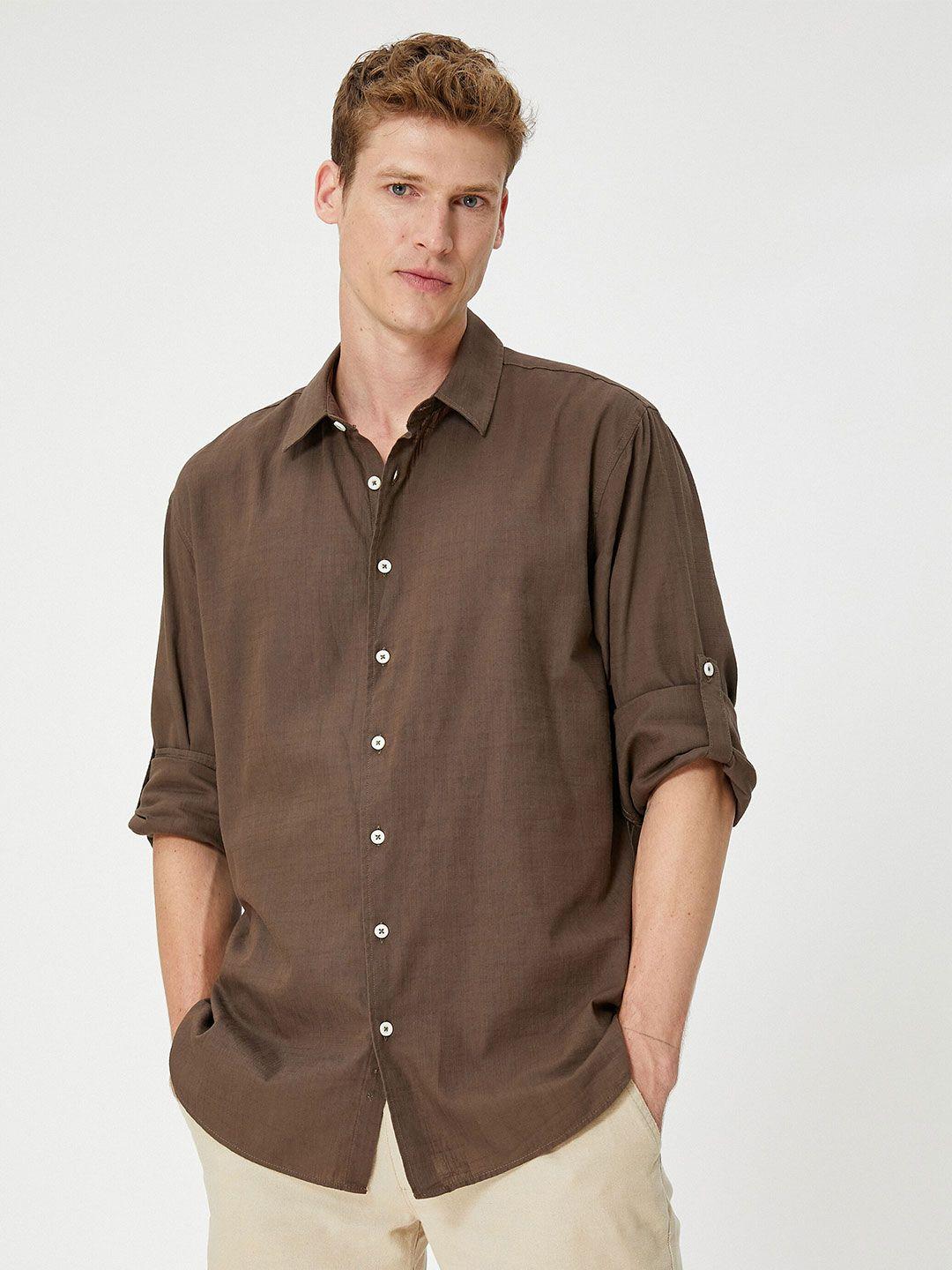 koton men opaque casual shirt