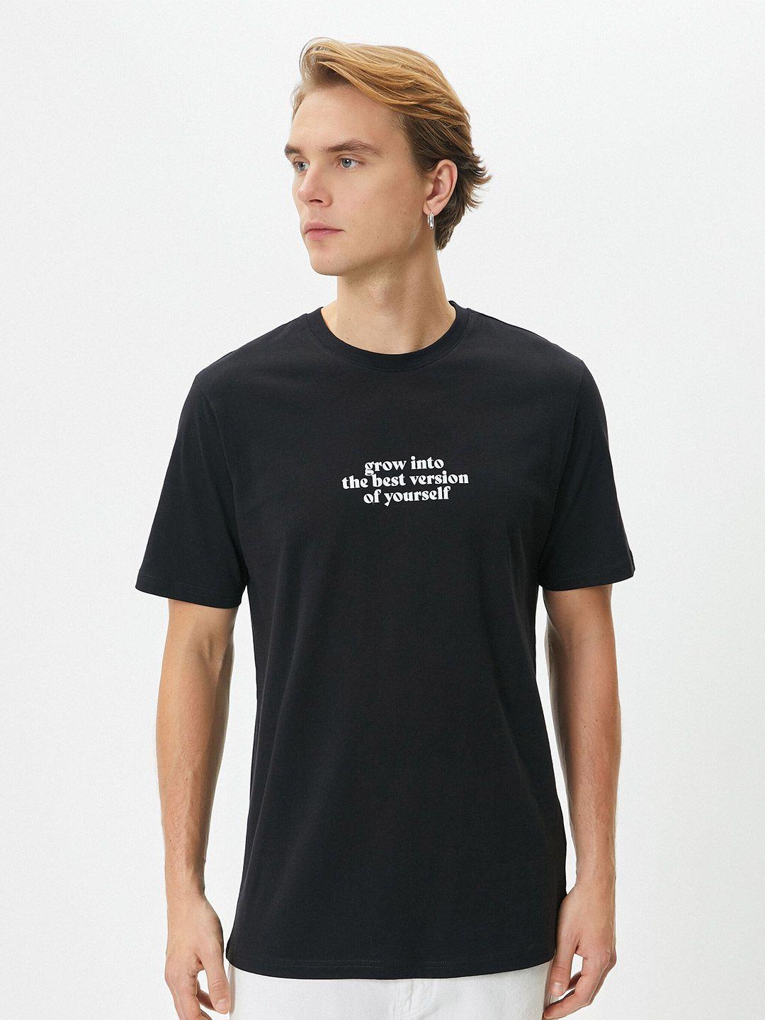 koton men typography t-shirt