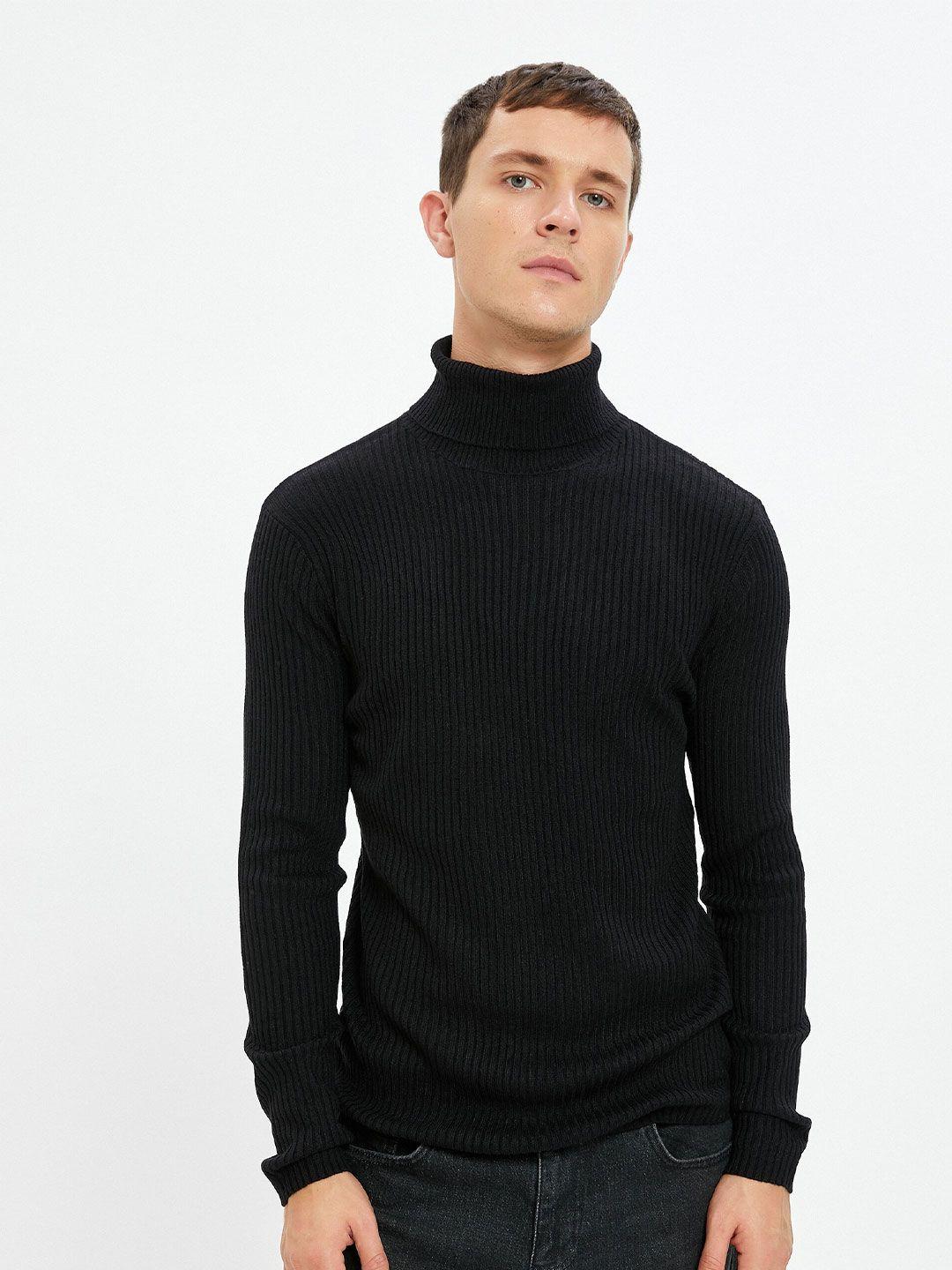 koton ribbed acrylic turtle neck pullover sweaters