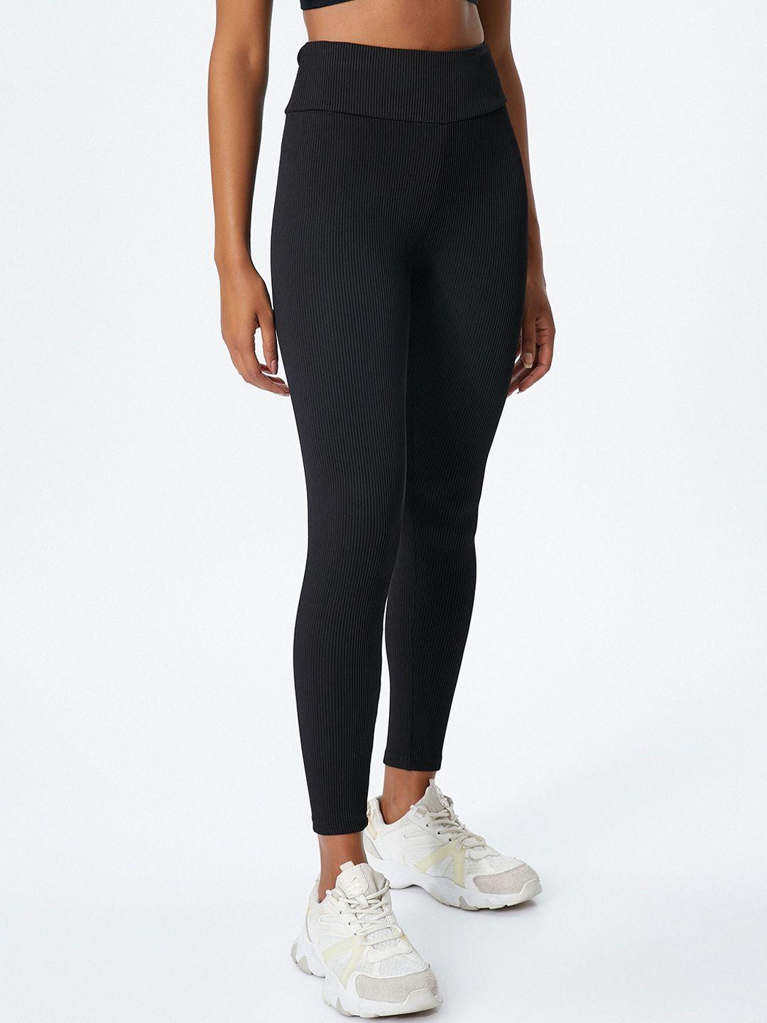 koton ribbed ankle length tights