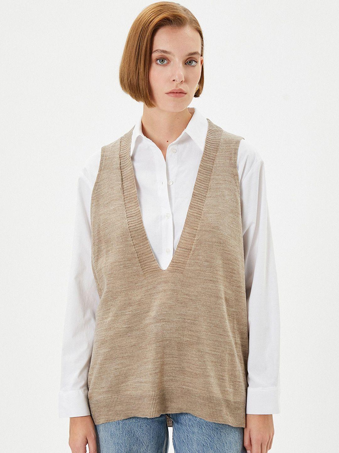 koton v neck sweater vest