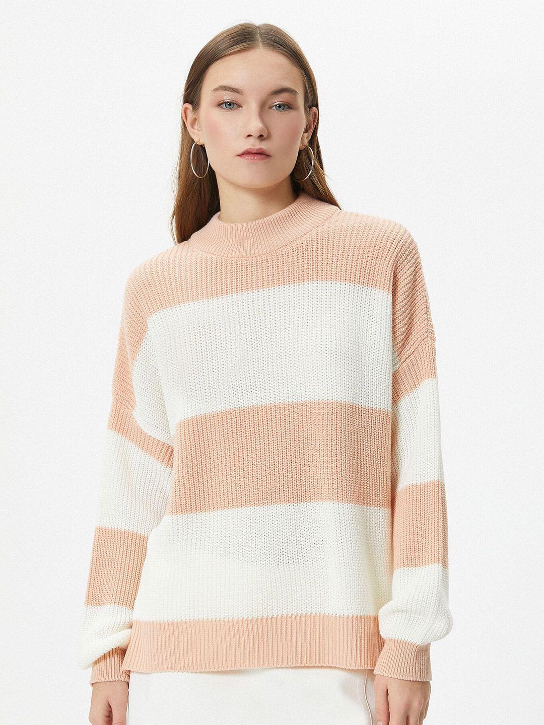koton women colourblocked sweater vest