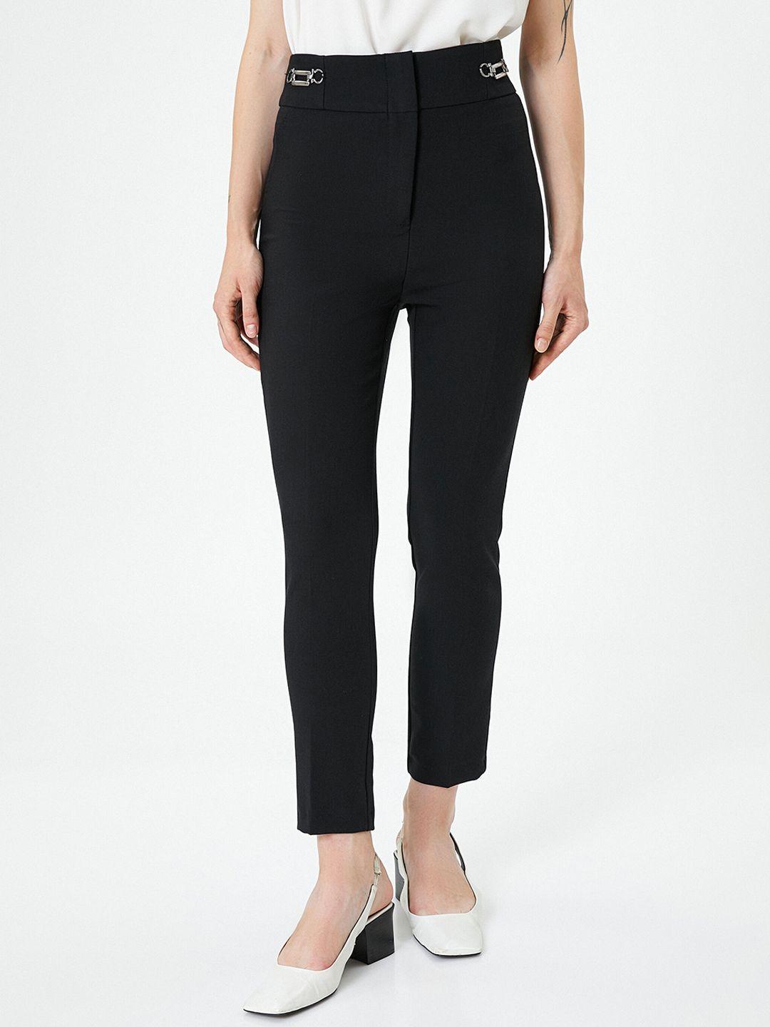 koton women high-rise trousers