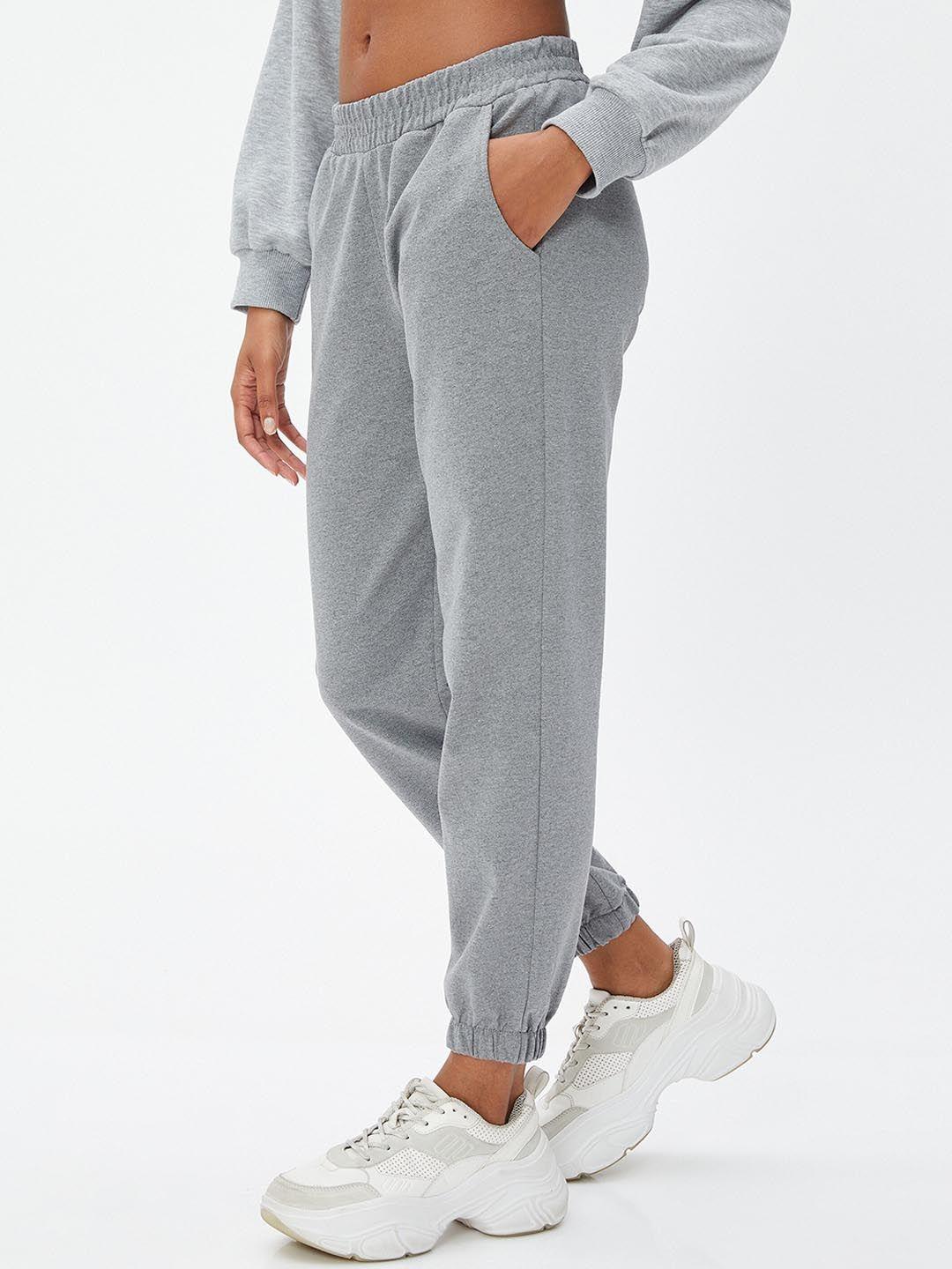 koton women regular fit mid-rise jogger