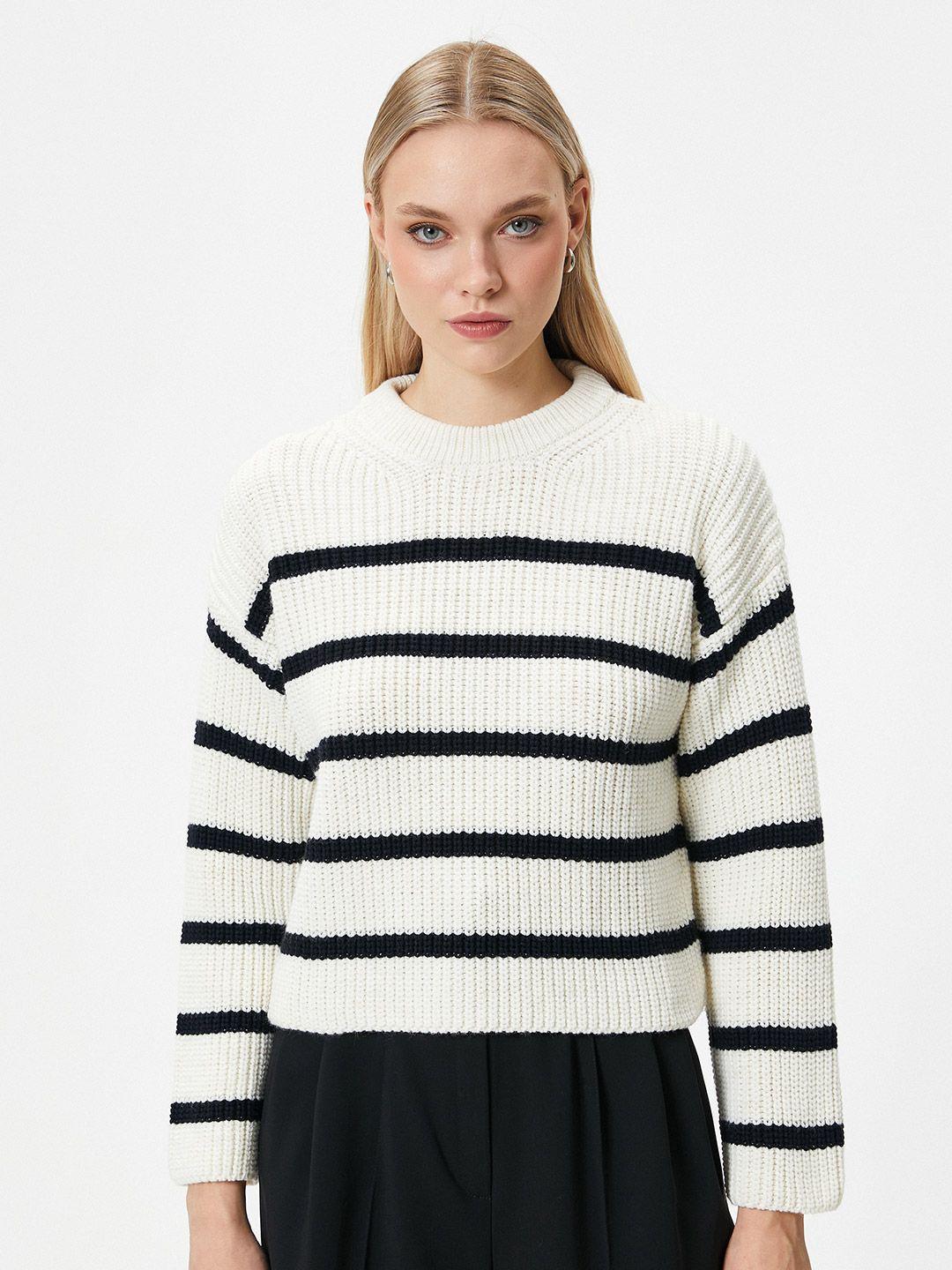 koton women striped pullover