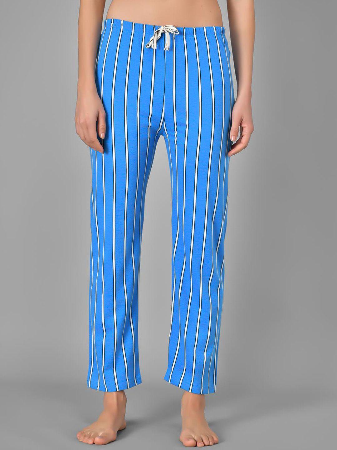 kotty striped cotton lounge pants