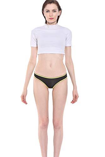 kotty black solid cotton women panty (26,black)