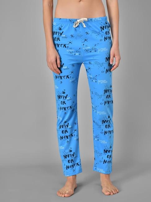 kotty blue graphic print pyjamas
