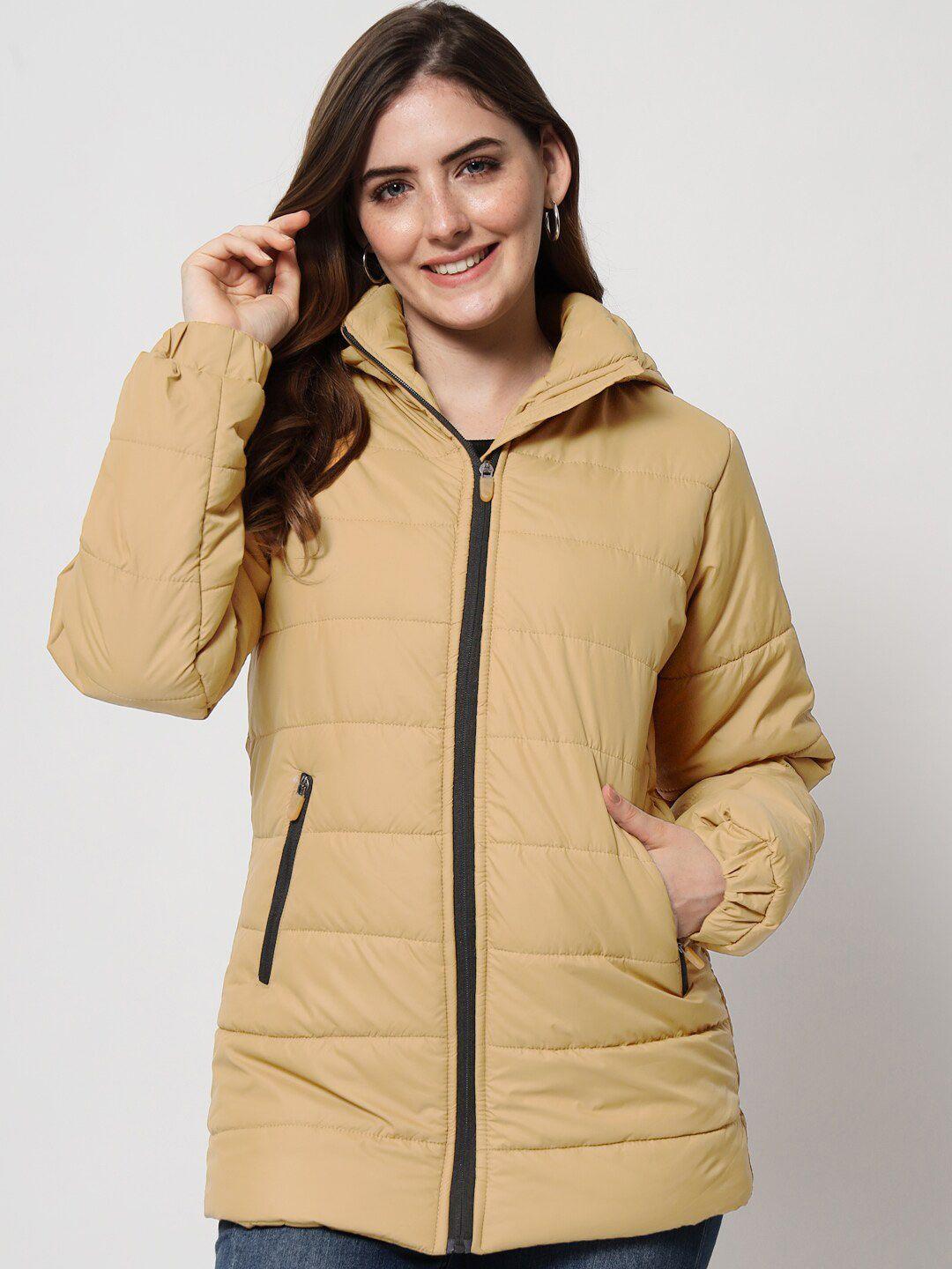 kotty hooded longline padded jacket