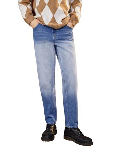 kotty men's regular mid rise blue jeans