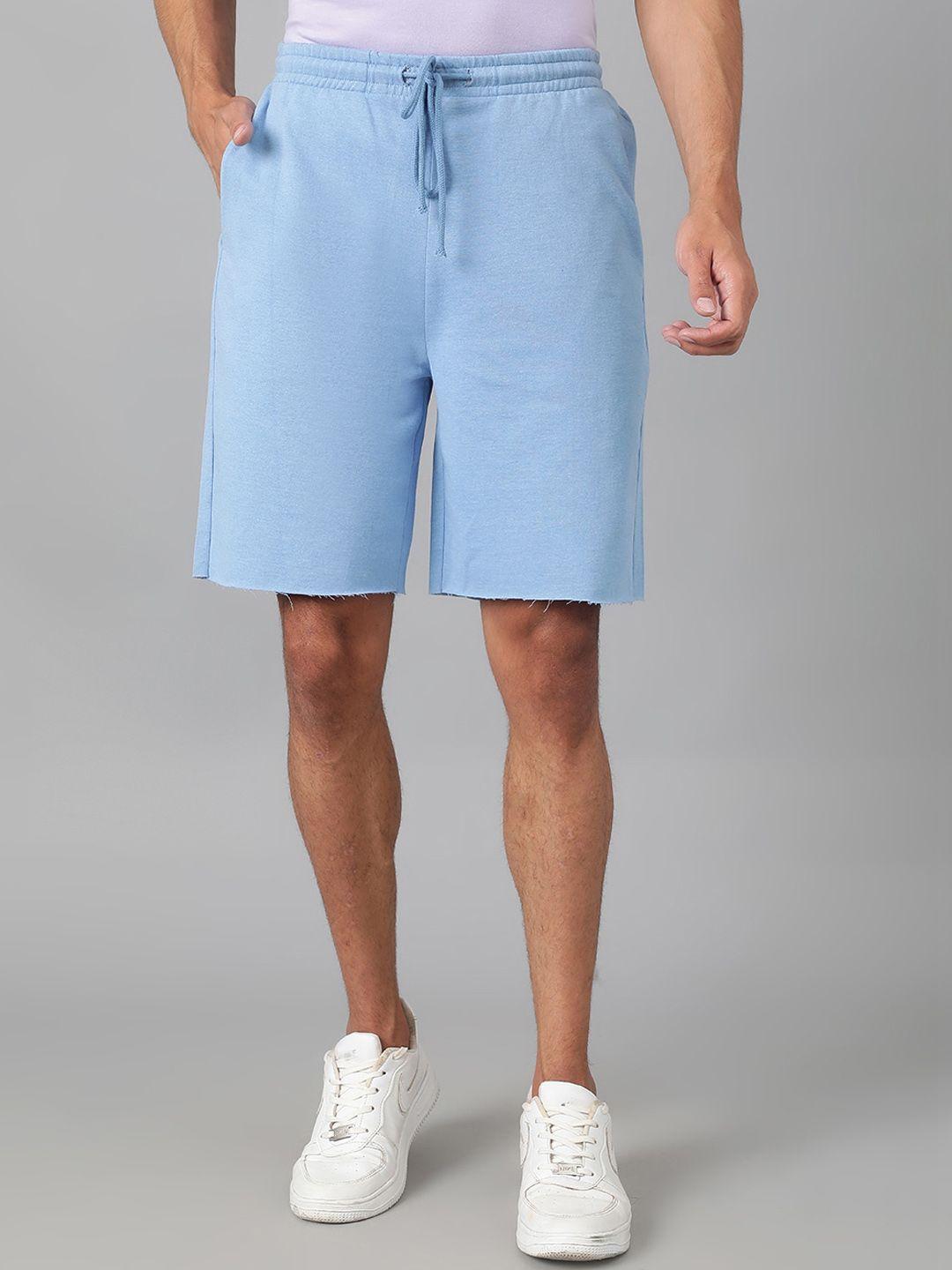 kotty men blue low-rise running shorts