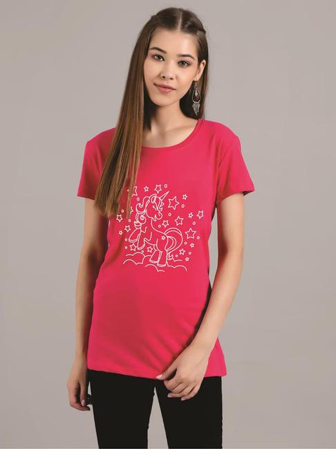 kotty pink printed t-shirt