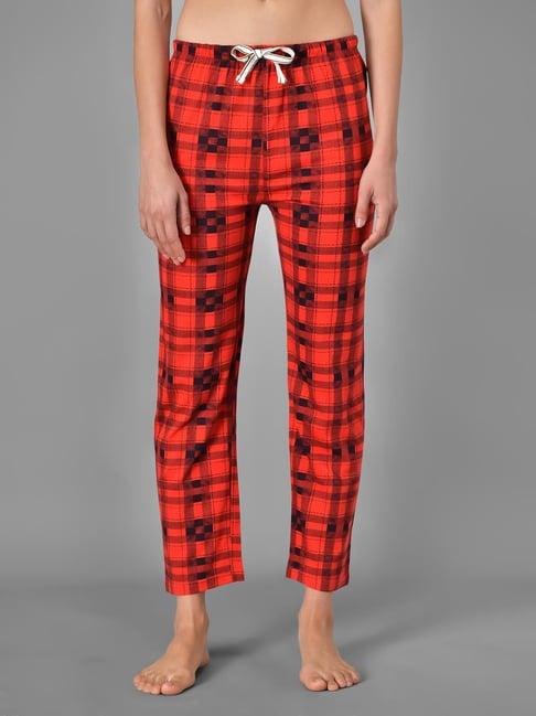 kotty red & black checks pyjamas