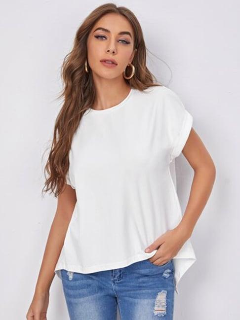 kotty white regular fit top