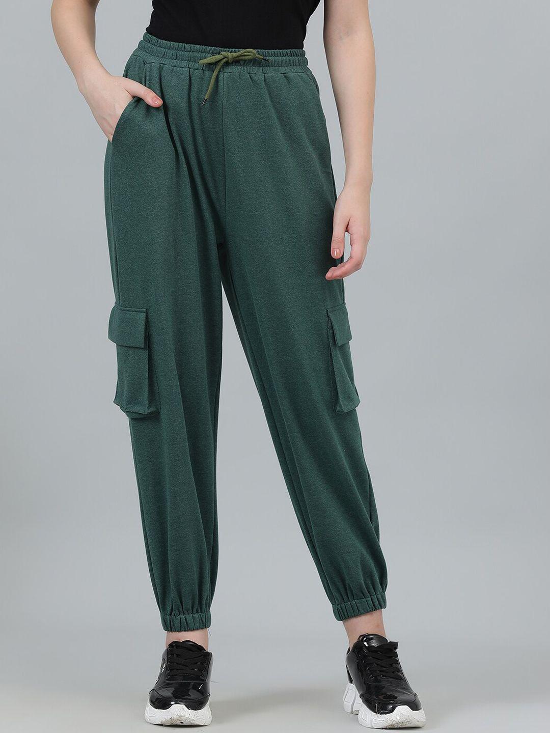 kotty women relaxed fit cargo joggers