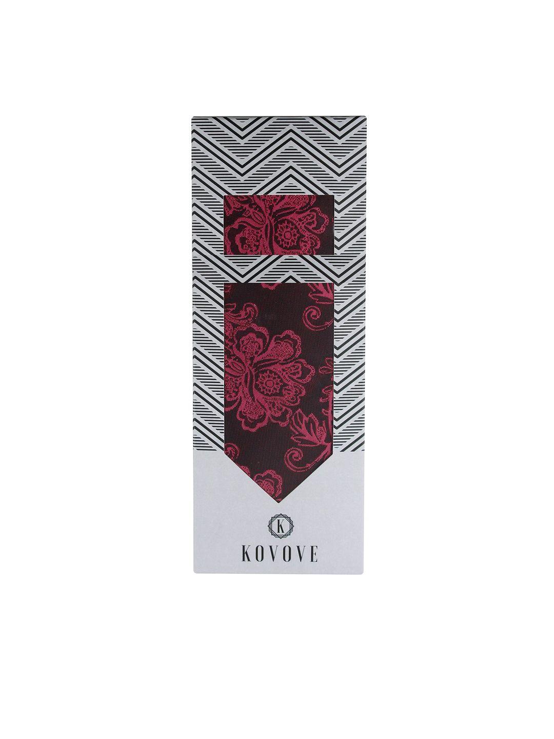 kovove men maroon the blooming floral gift box