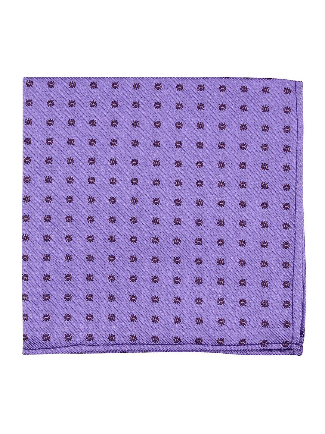 kovove purple polka dots fusion pocket square