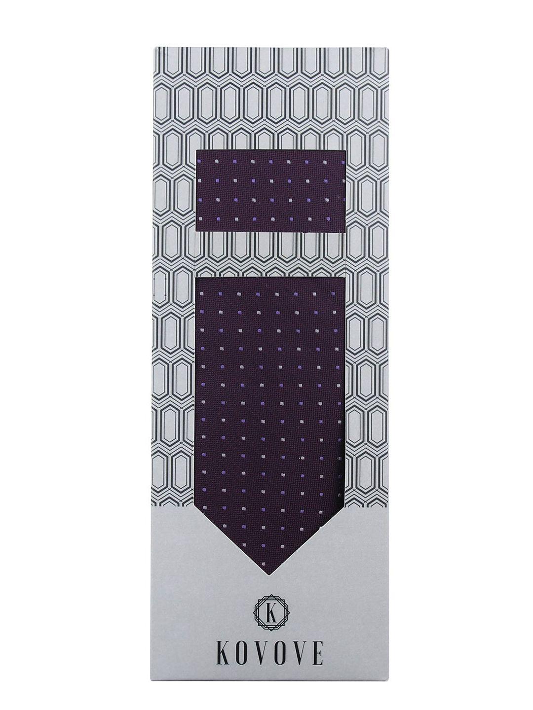 kovove purple polka dot accessory gift set