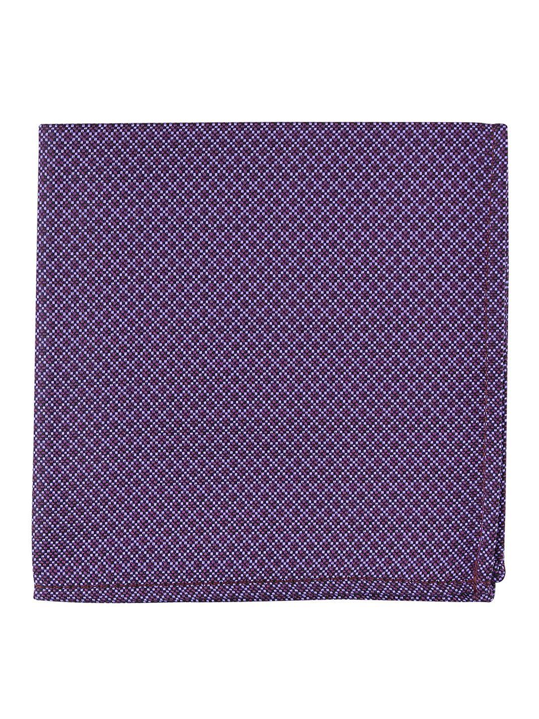 kovove purple printed pocket square