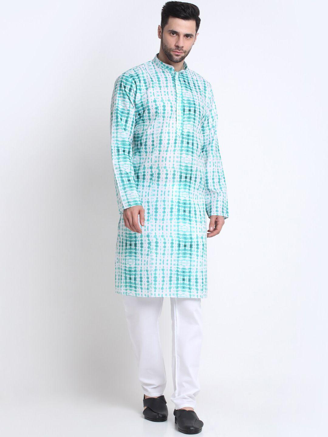 kraft india dyed kurta with pyjamas