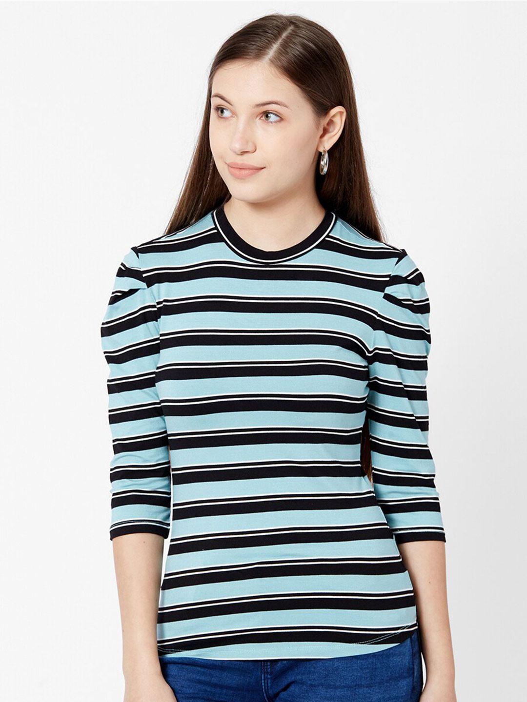 kraus jeans women striped t-shirt