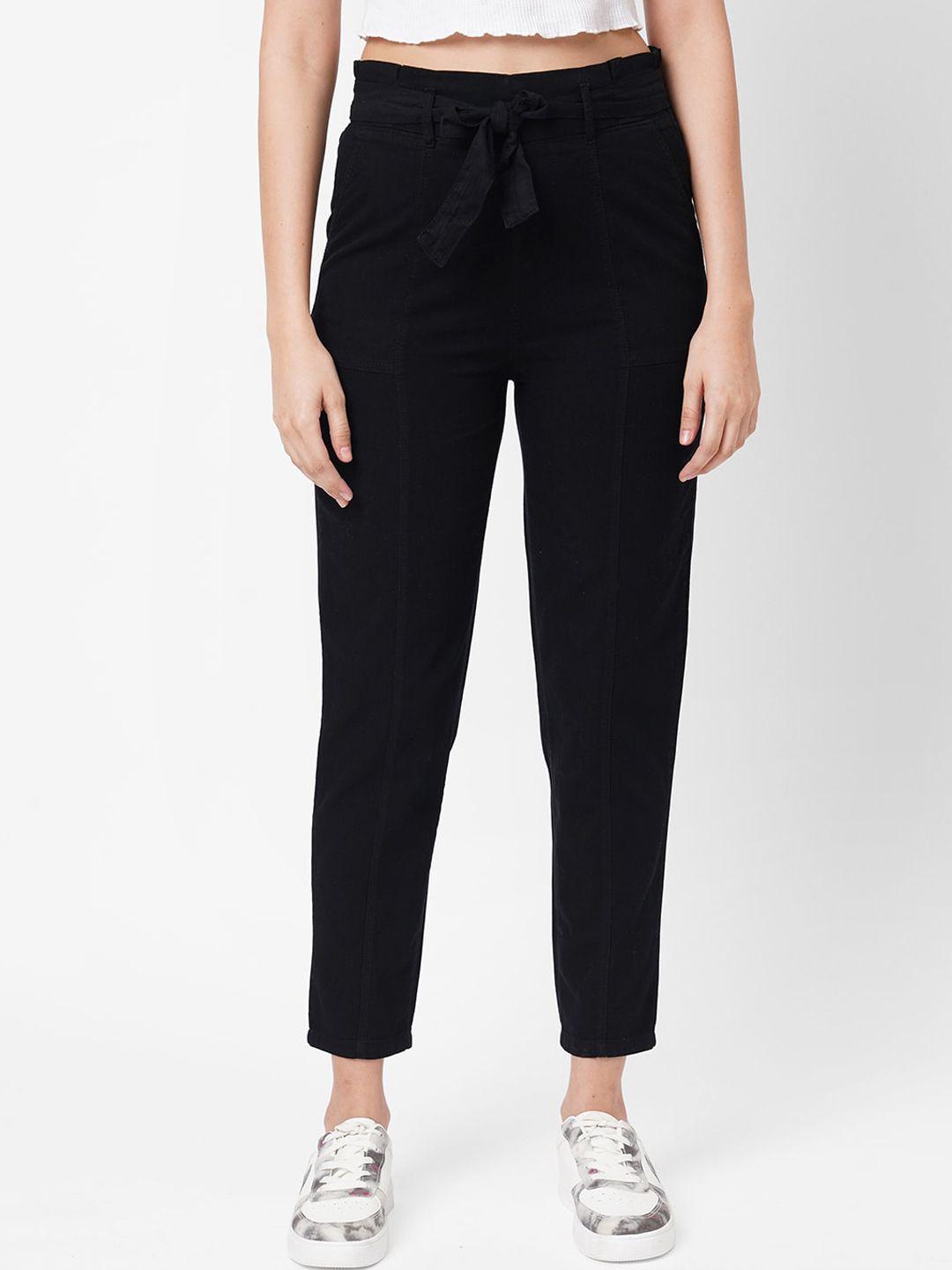 kraus jeans women skinny fit high-rise peg trousers